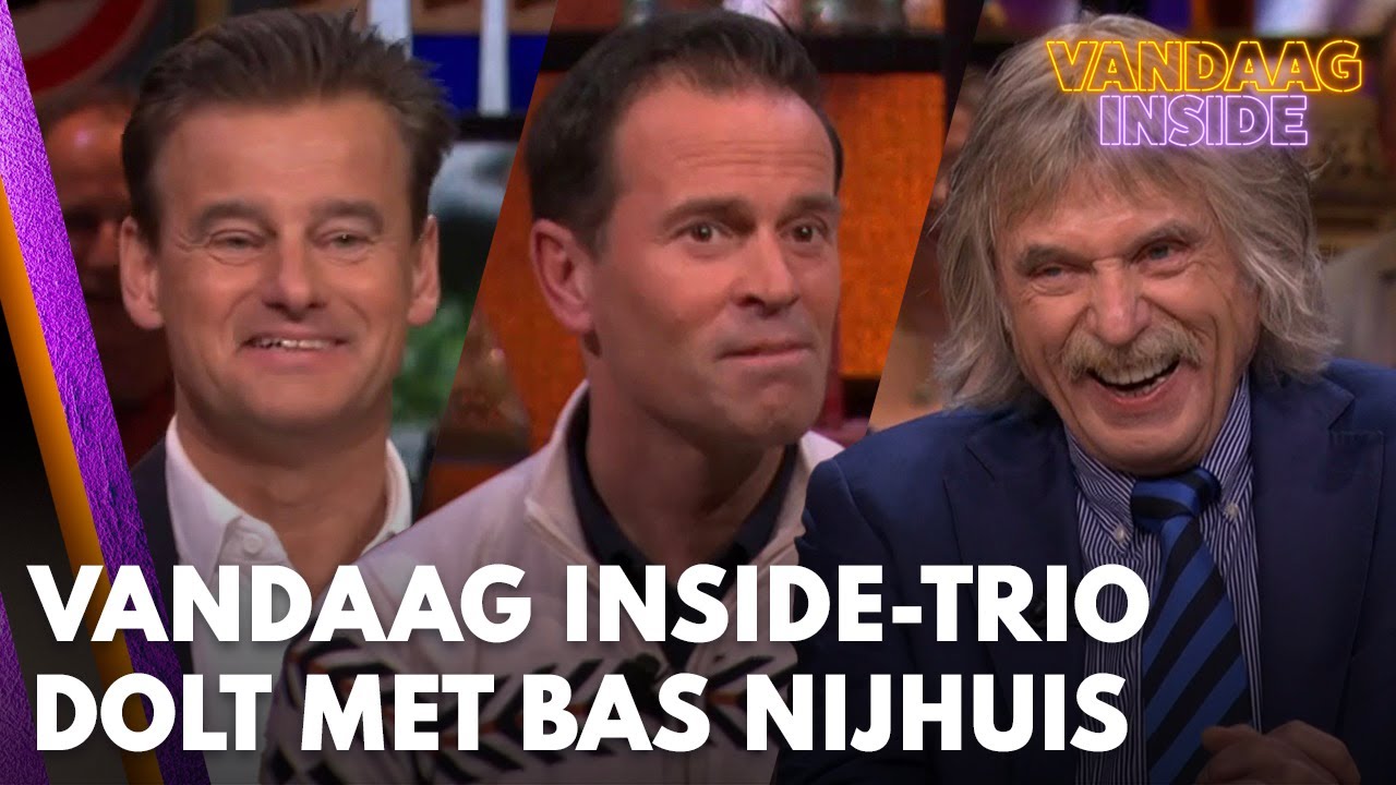 Vandaag Inside-trio dolt met Bas Nijhuis bij terugkeer: 'Dit is een verkeerd begin!'