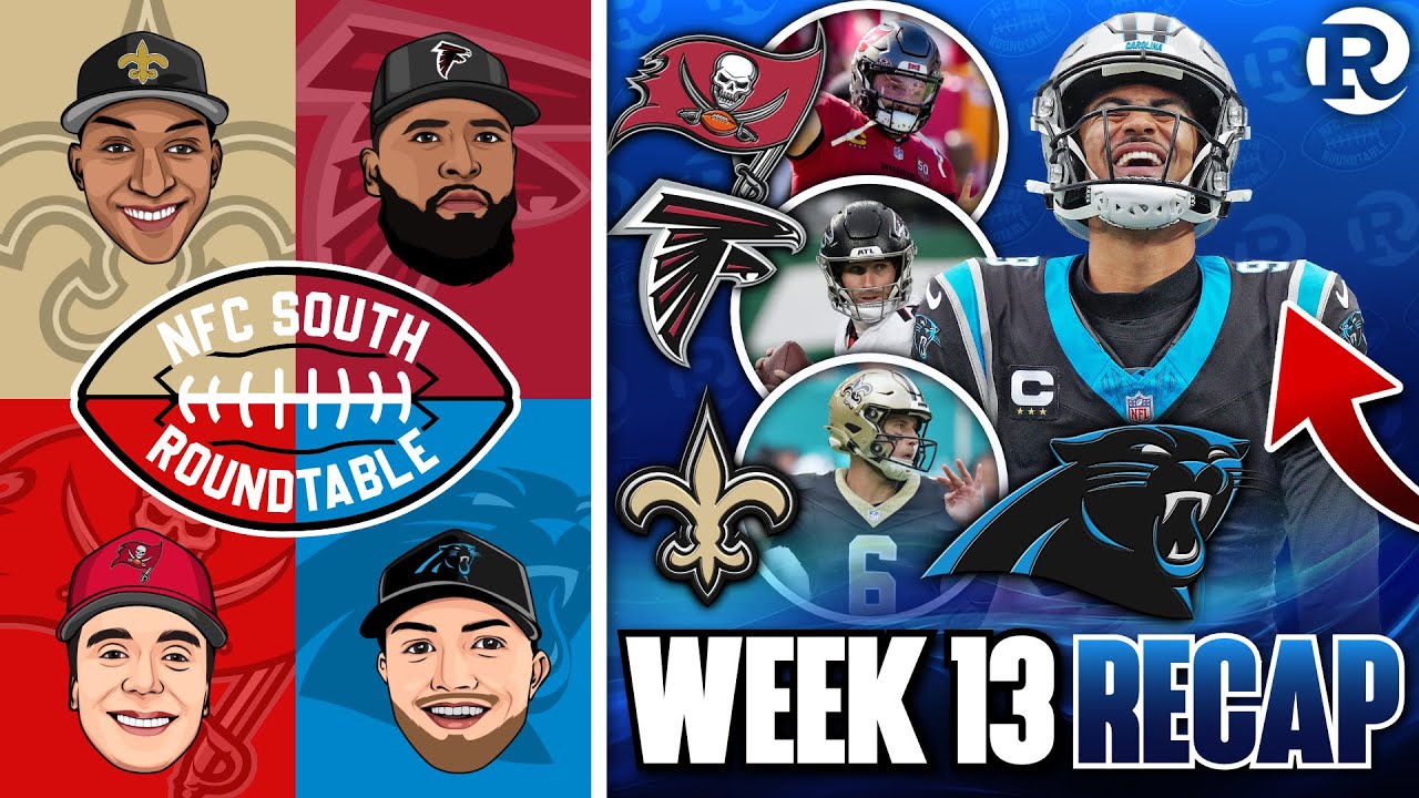 NFC South Week 13 RECAP | Panthers get HUGE Win, Bucs back on TOP, Falcons and Saints DISAPPOINT!