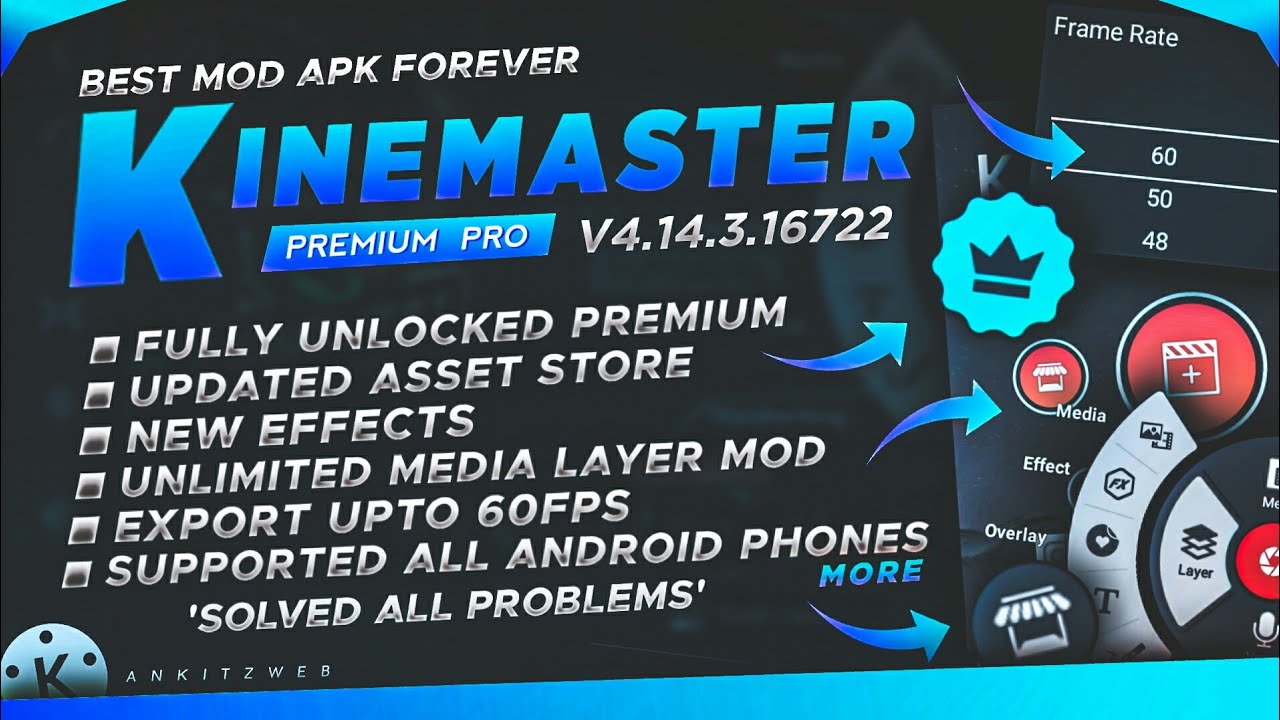[2020] KineMaster Premium Pro Latest Mod Apk | KineMaster 4K Export, Premium Effects and More