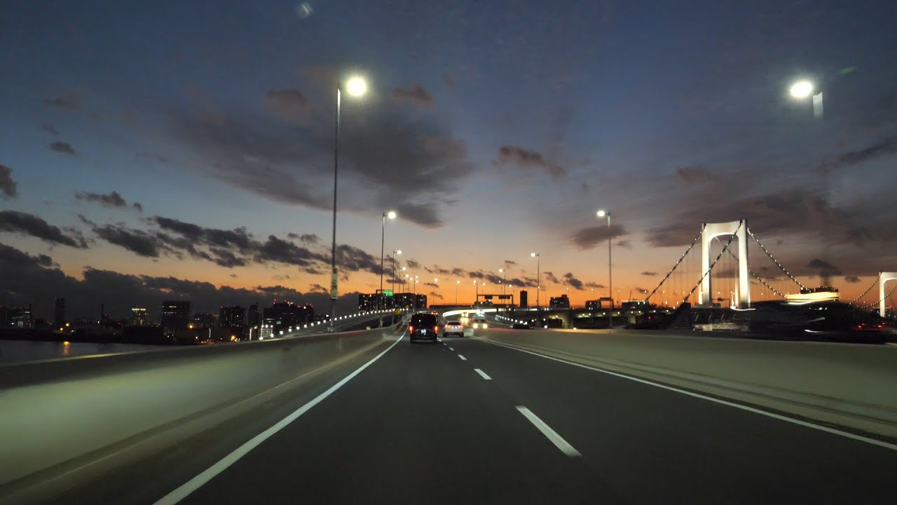Tokyo night drive 東京 首都高 大井IC 晴海IC 2025 Music