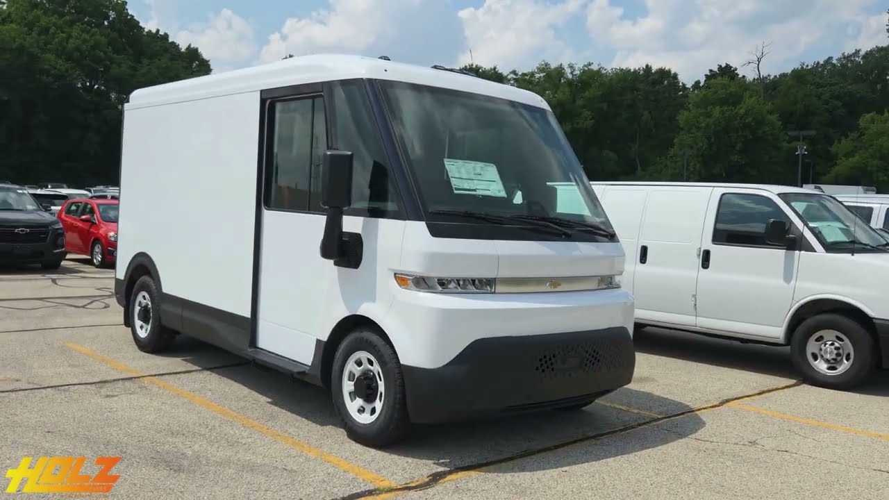 The New 2025 Chevy BrightDrop 400 the all-electric step van - Available at Holz Fleet
