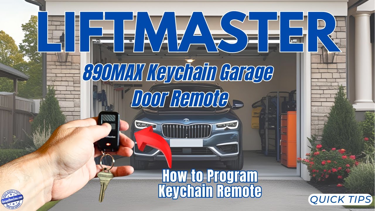 890MAX Liftmaster Keychain Remote Programming - How to determine compatibility and program