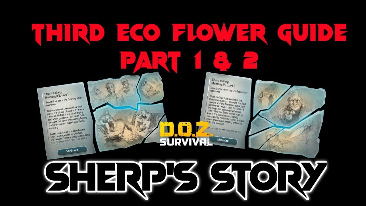 Sherp's Third Echo Flower (Part 1 & 2) Guide | Dawn Of Zombie DOZ