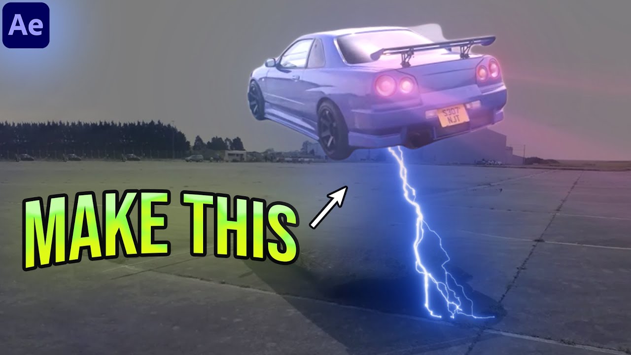Car Floating & Advanced Lightning Effect in After Effects