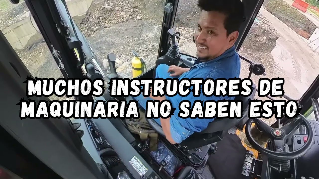 como se opera una retroexcavadora con sus 2 modos de operacion mandos sae y iso