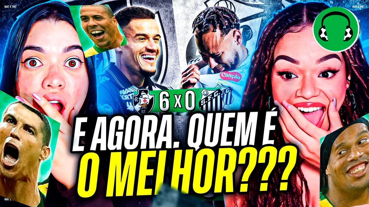 FUTPARÓDIAS: QUAL É O MELHOR RONALDO? & 6x0 - SANTOS DE NEYMAR É HUMILHADO PELO VASCO | [REACT]