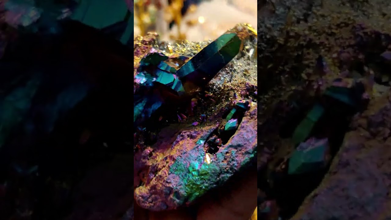 🌈RAINBOW Aura Quartz Crystal @IndianCrystals