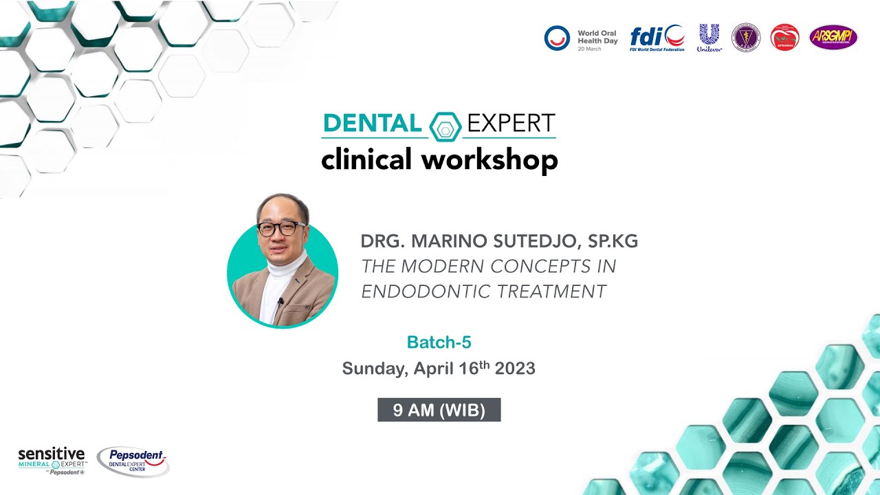 DECW#05| The Modern Concept in Endodontic Treatment | drg. Marino Sutedjo, Sp.KG