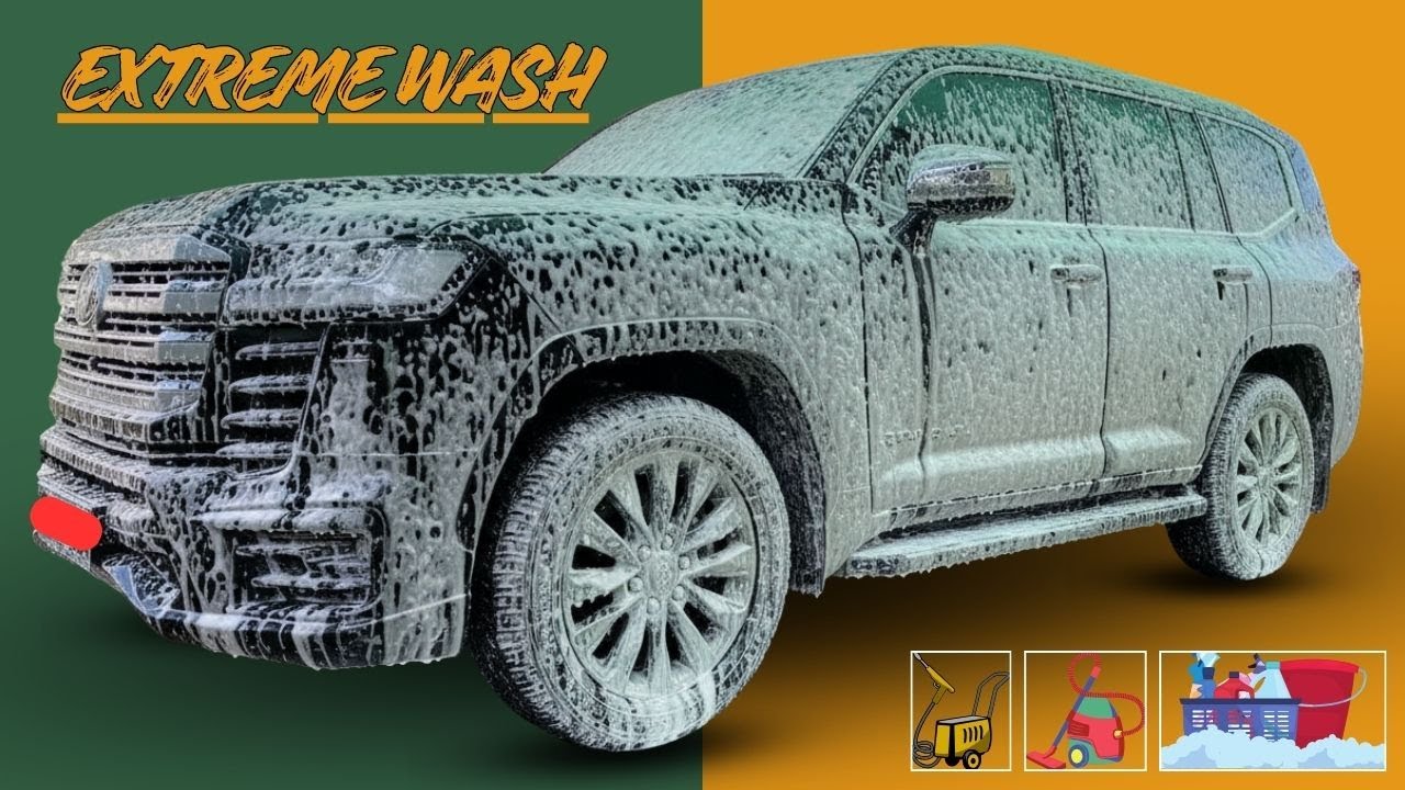 2025 Toyota Land Cruiser Gets INSANE Deep Clean 🤯 | Luxury SUV ASMR Wash