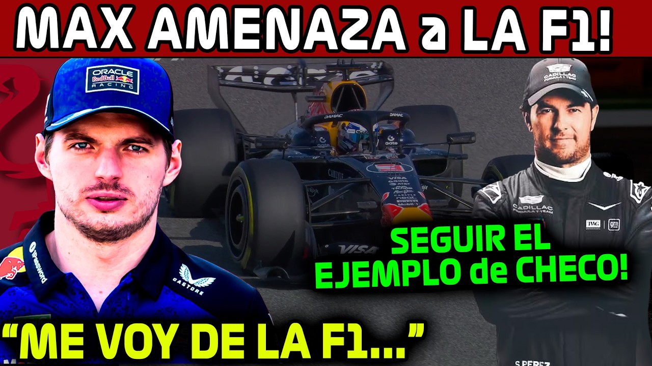 MAX con UN PIE FUERA de LA F1!! 