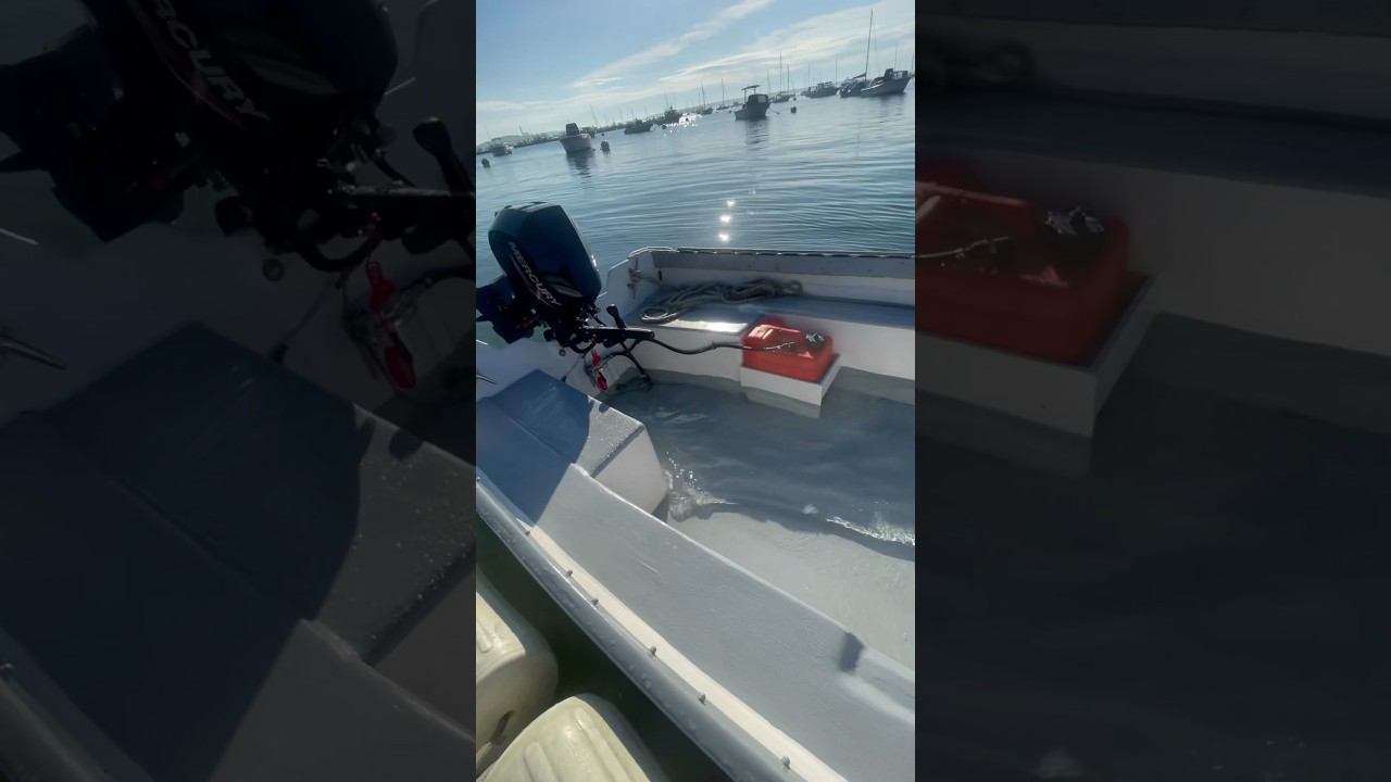 Should your boat have scuppers? Yes. #takingonwater #sinking #skiff #scupper