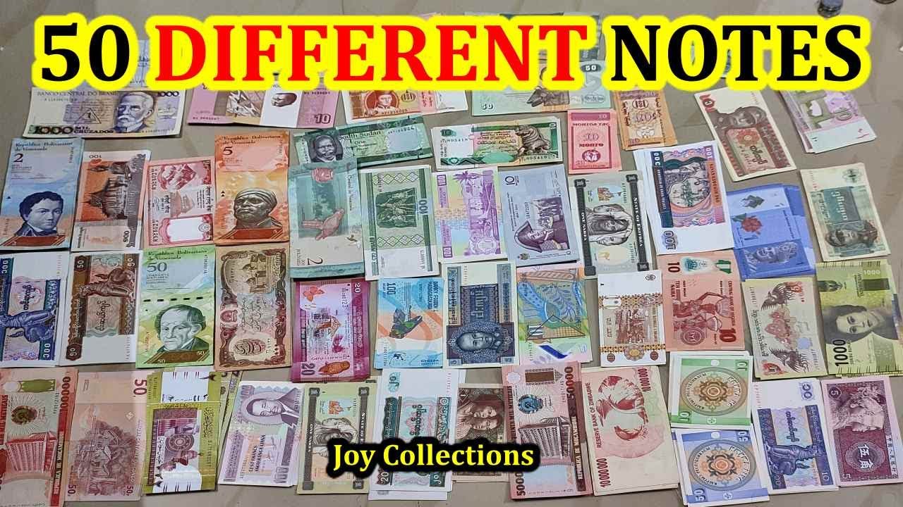 50 + different foreign currency / Joy Collections / Villupuram
