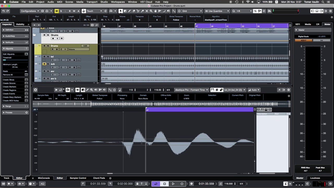 קיובייס 10 - קוונטייז לתופים אקוסטים (אודיו)