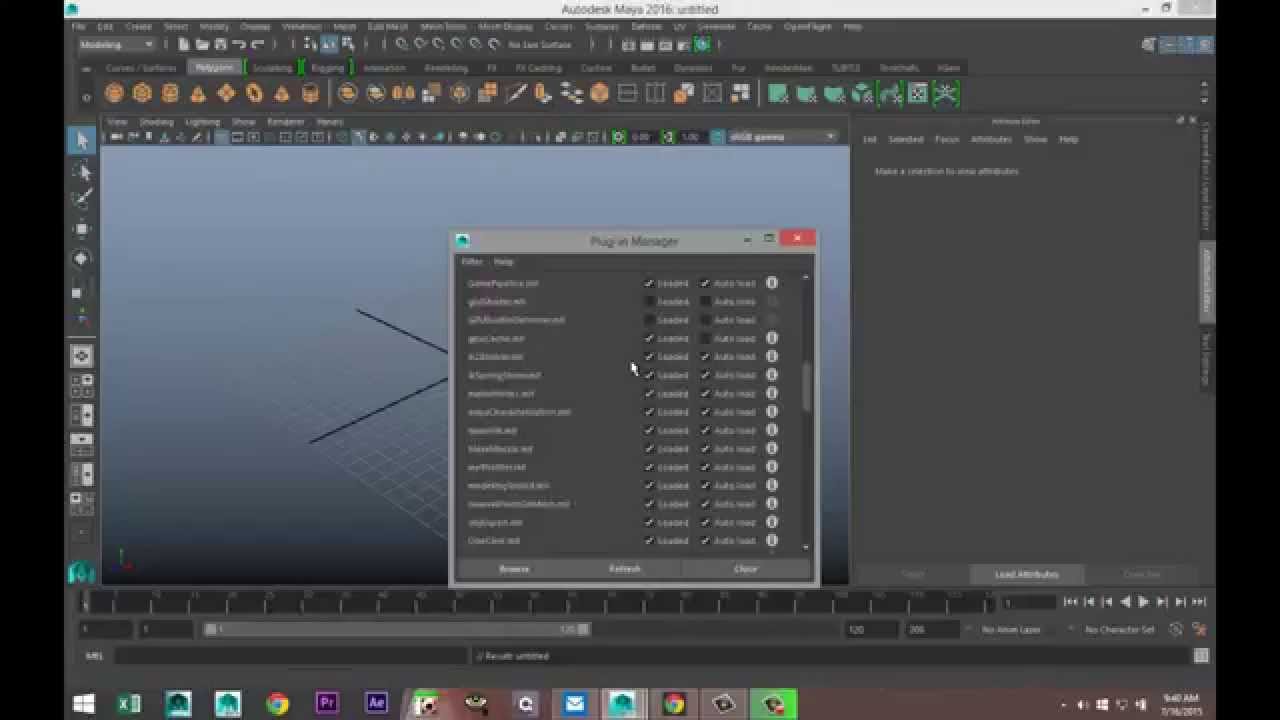 Maya 2016 tutorial : Where did Mental Ray go ?