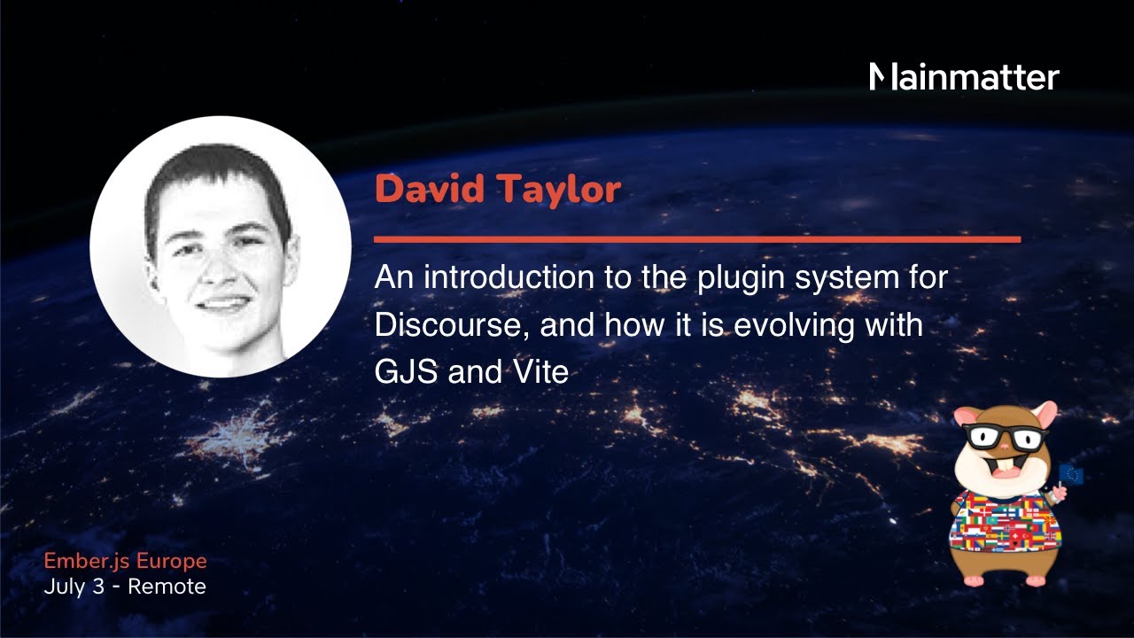 Discourse's Evolving Plugin System | Ember.js Europe | Q2 2025