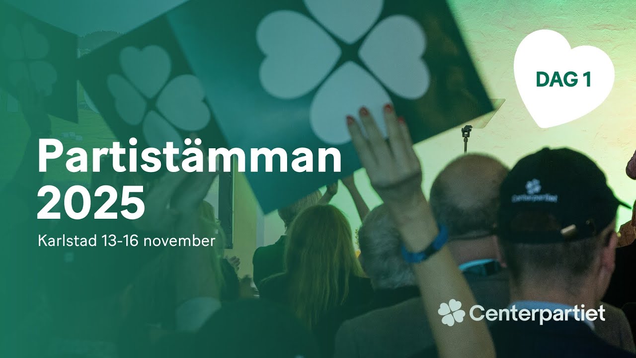 Partistämman i Karlstad 2025: Dag 1