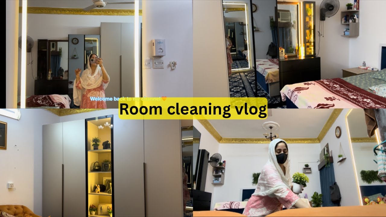 “Room Cleaning Routine❤️| First Time Mom Vlog”