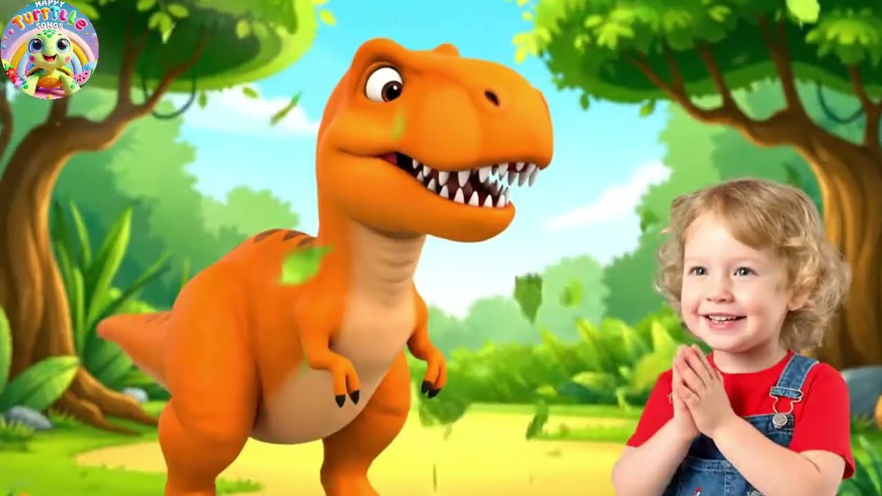 Lerne Farben mit Dino Freunden | Beste Kinderlieder und Vorschul-Rims