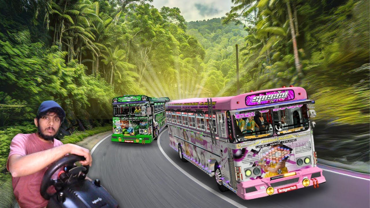 බස් 4කින් යාපනේට රේස් එකක්😮 | ets 2 multiplayer convoy