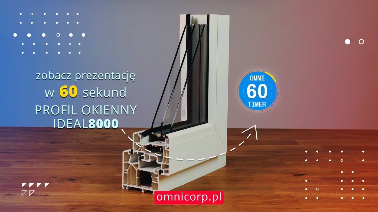 Profil Okienny IDEAL8000 Aluplast - omnicorp.pl