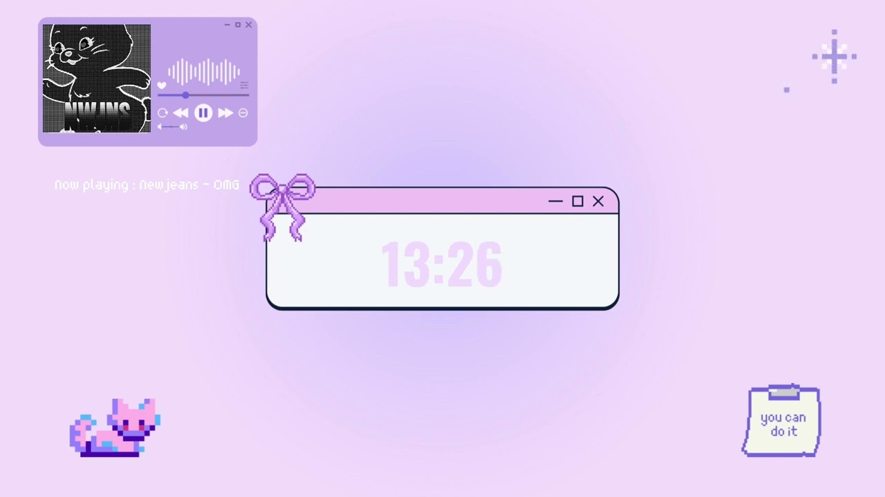 [1 Hour] K-Pop Piano | Pomodoro Study Music  25/5 Focus Timer ⋆.˚🪻༘⋆