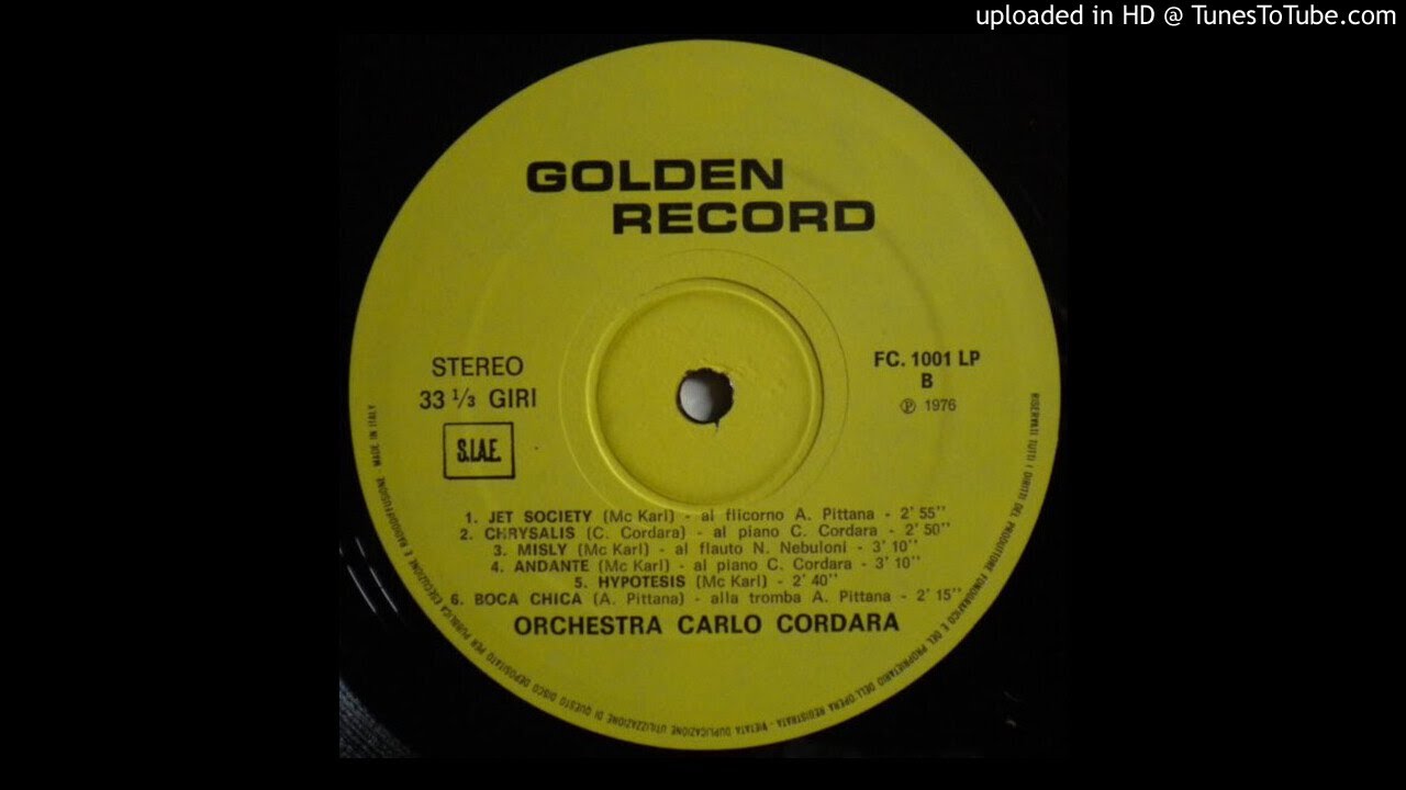 Orchestra Carlo Cordara &lrm; - Jet Society (Jazz) (Easy Listening) (1976)