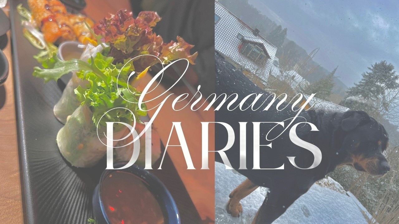 sushi date night, change of plans & enjoying calm winter days in Germany 🇩🇪 