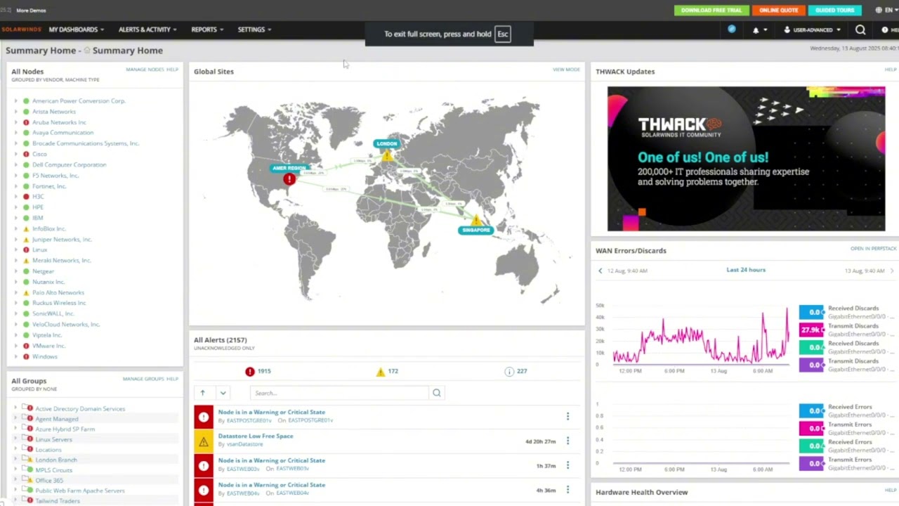 SolarWinds Fundamentals: PerfStack
