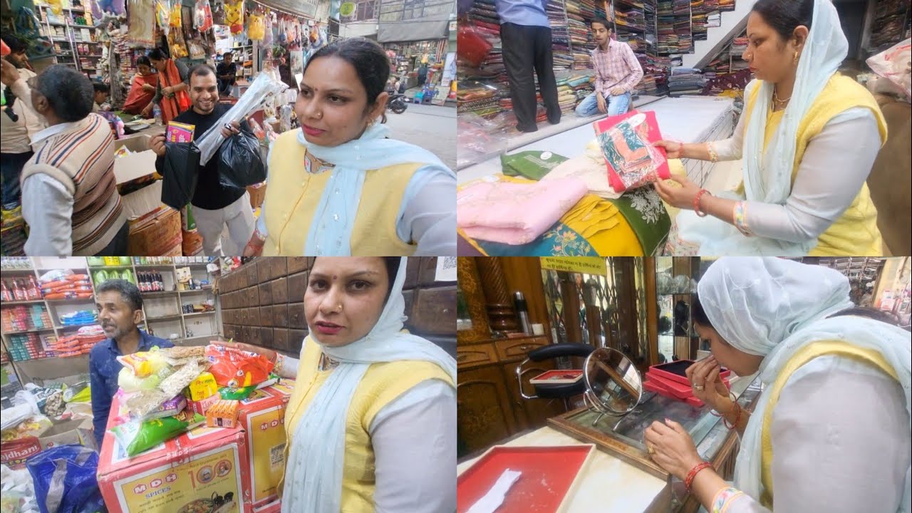 Holi ke mauke pr bahut saari shopping 🛍️🎁