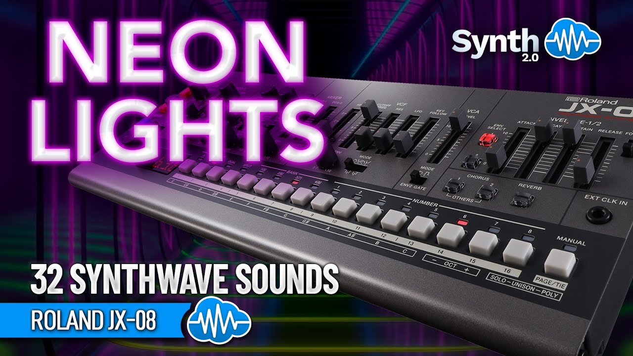 Roland Boutique JX-08 ♫ 32 Custom Sounds ► NEON LIGHTS
