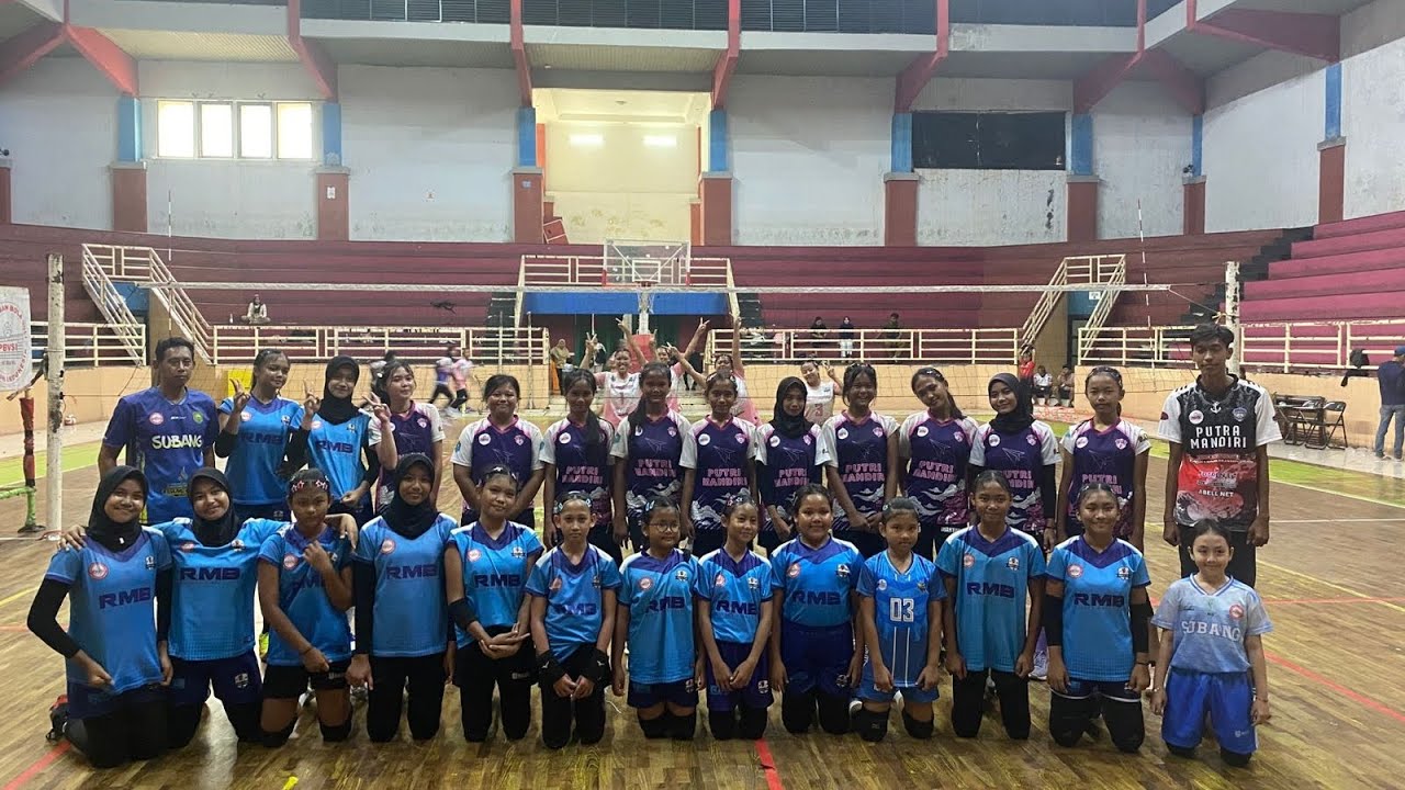 FRIENDLY MATCH PUTRI MANDIRI VS RMD SUBANG DI GOR GOTONG ROYONG