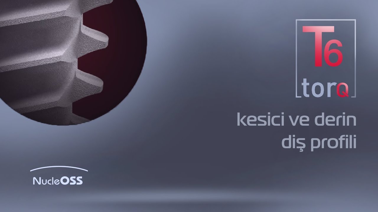 NucleOSS - T6 Torq Kemik Seviyesi İmplant