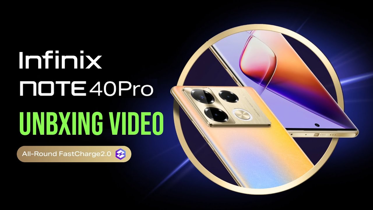 7သိန်းကျော်က မှန်ခုံး , Speaker 2 လုံး နှင့် iNfinix Note 40 Pro Unboxing