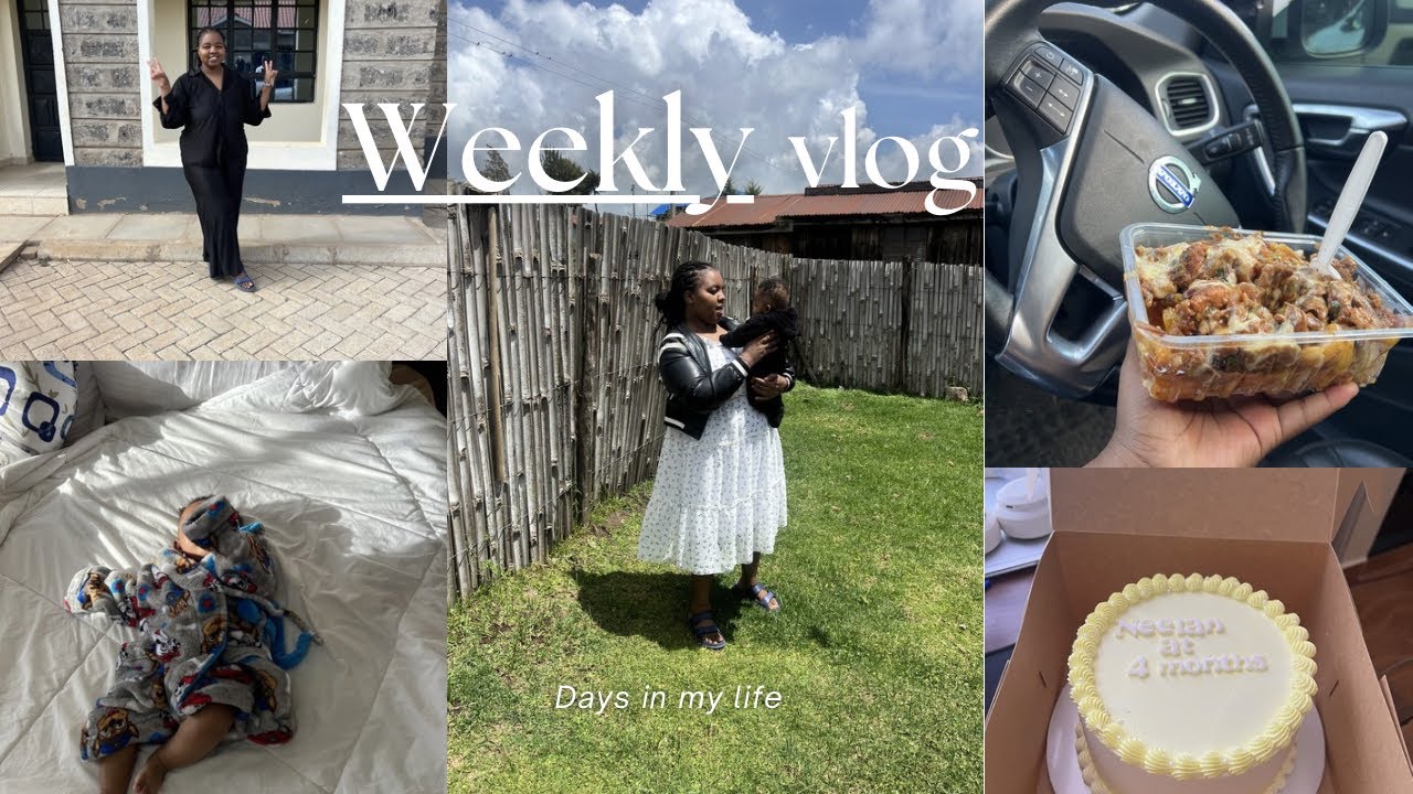 Weekly Vlog: Baby is 4 months,Birthday Celebrations,Valentines in the Village,Motherhood & Many more