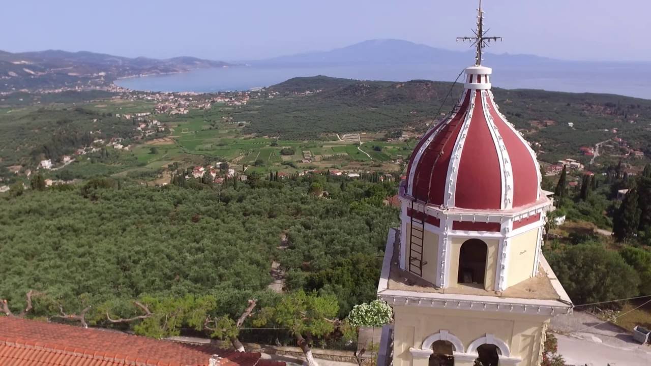 St Nicholas Church Alykanas Aerial 360