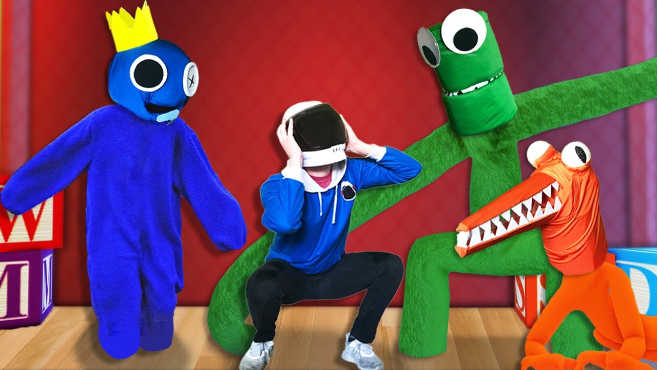 Rainbow Friends in REAL Life!!