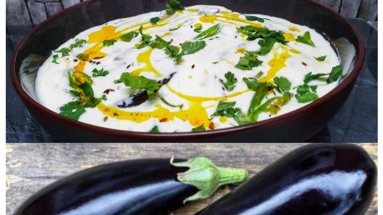 Auberginen Rezept/Dahi wale Baigen..
