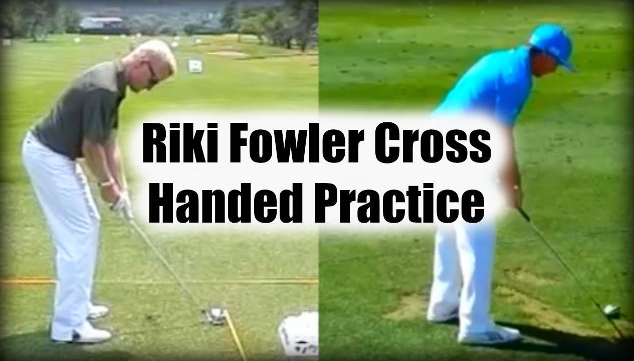 Rickie Fowler Drill 2015: Hitting balls with the left hand below the right