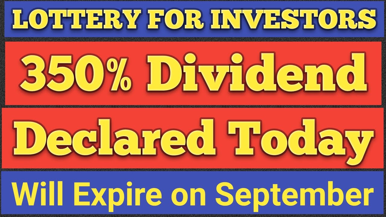 350% Dividend declared today|Best Dividend shares to buy now #dividend#stockmarket#split #bonusshare