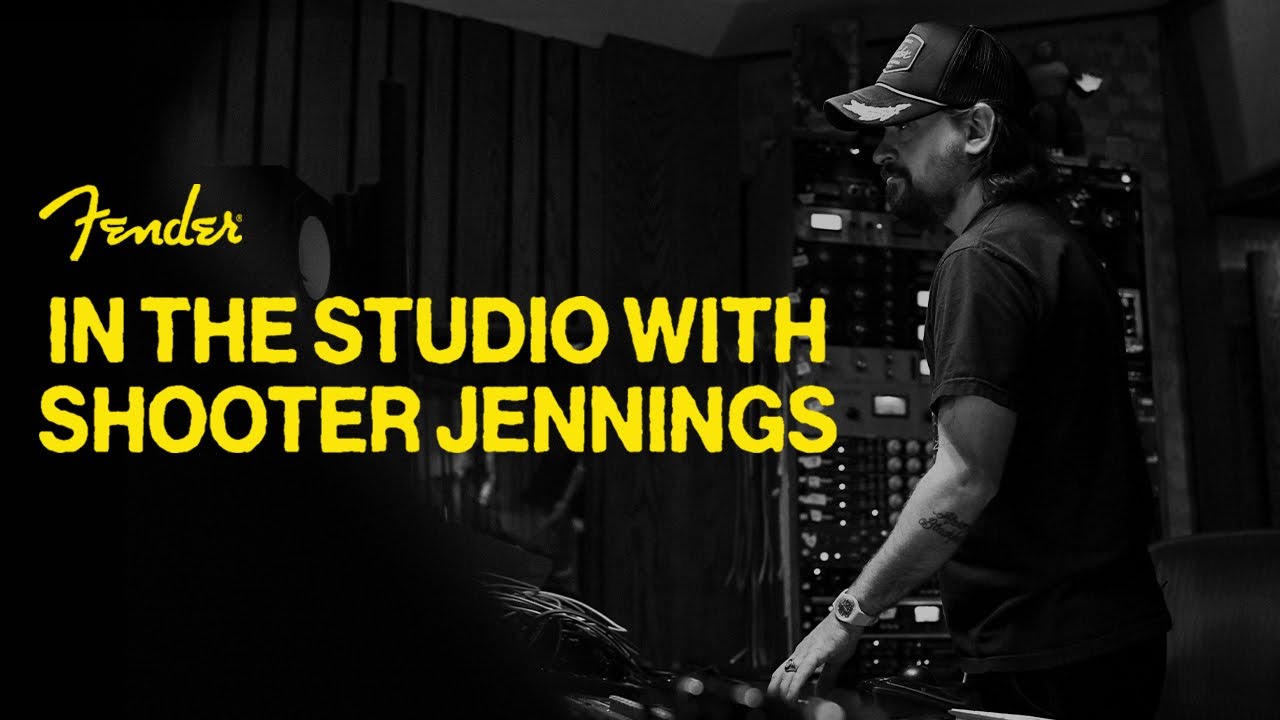 A Day in The Studio with Shooter Jennings | American Acoustasonic Jazzmaster | Fender