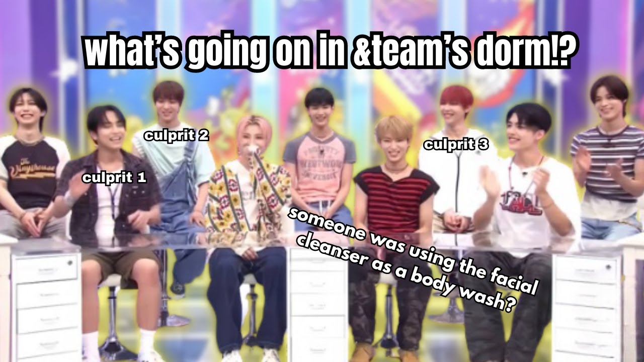 (eng sub) &team being relatable and funny in an interview! 🤣 #andteam #앤팀