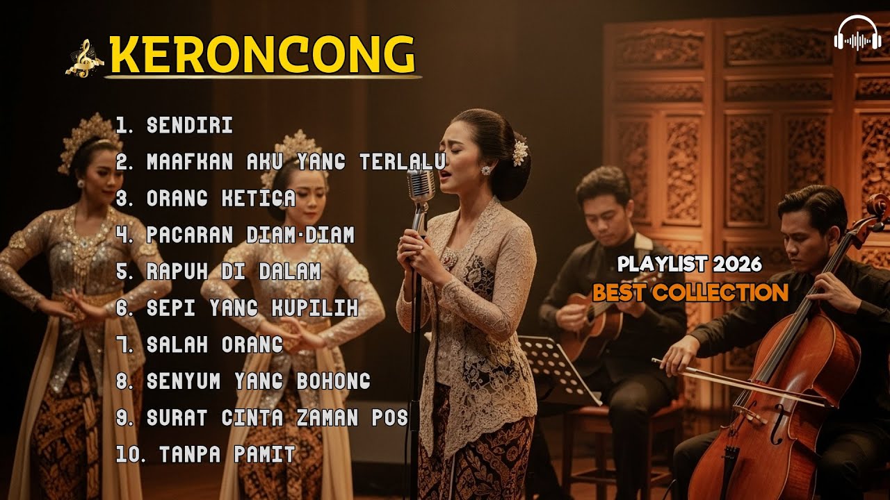 Keroncong Nusantara Tempo Lama | Kenangan Musik Lawas Indonesia yang Hangat