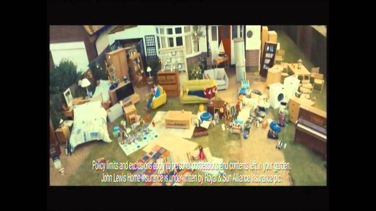 John Lewis Home Insurance Ad 14 8 13