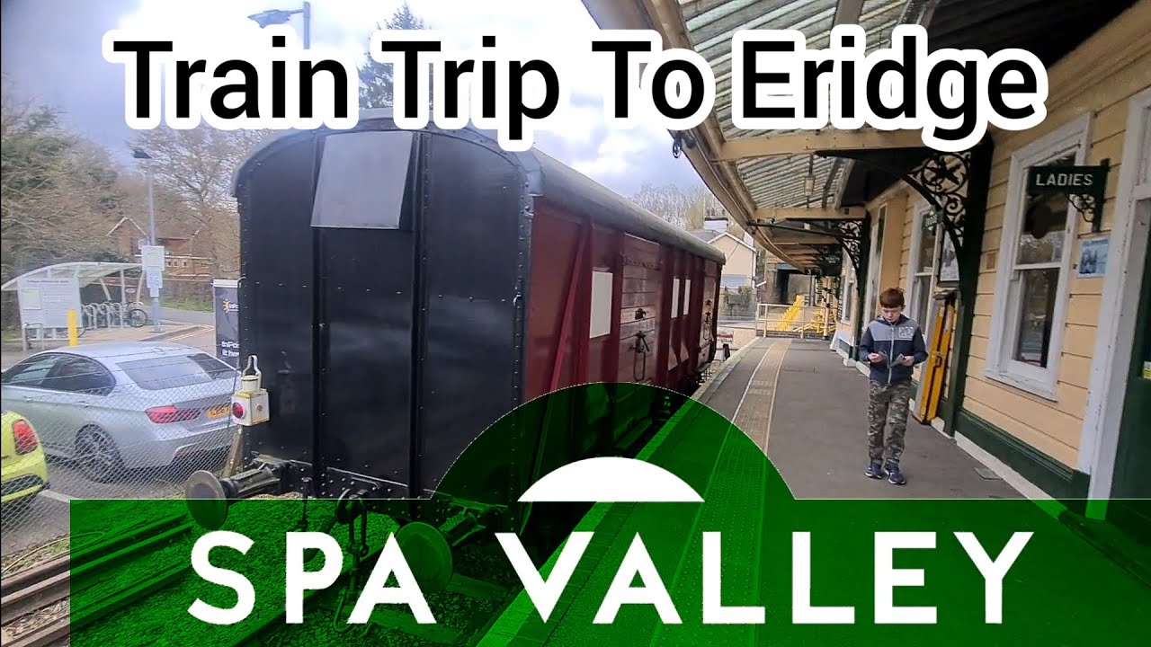 A Train Journey To The Spa Valley Heritage Railway Sussex. Eridge Station.