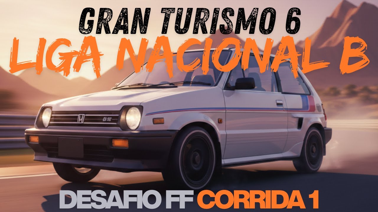 GRAN TURISMO 6 - DESAFIO FF - HONDA CITY TURBO 83' - LOGITECH G29 - CORRIDA 1