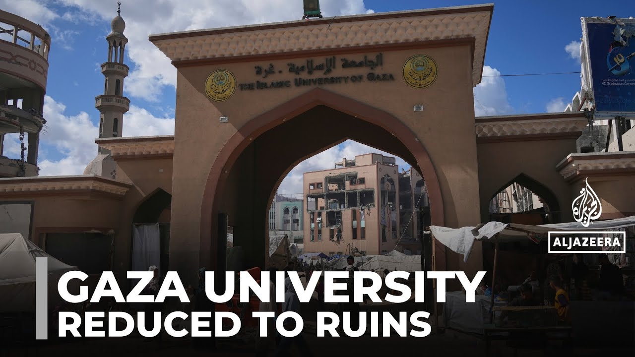 Gaza&rsquo;s Islamic University reduced to ruins
