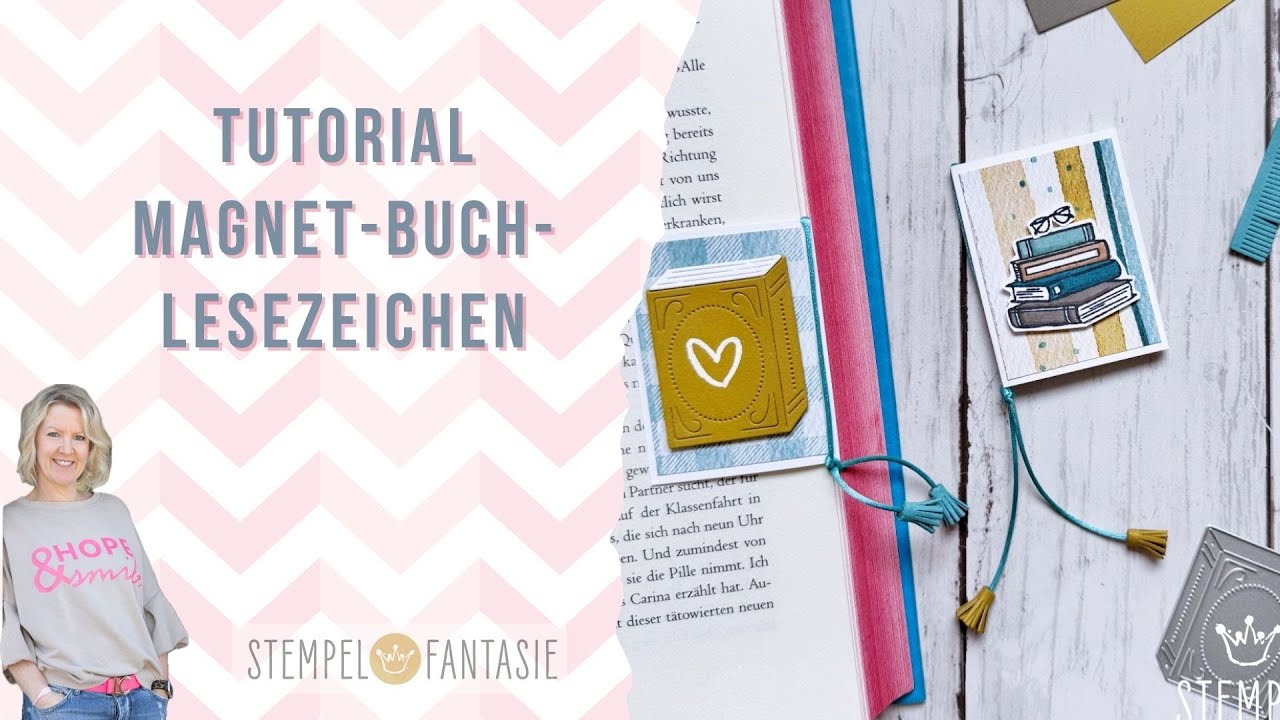 Tutorial Magnet Buch Lesezeichen 