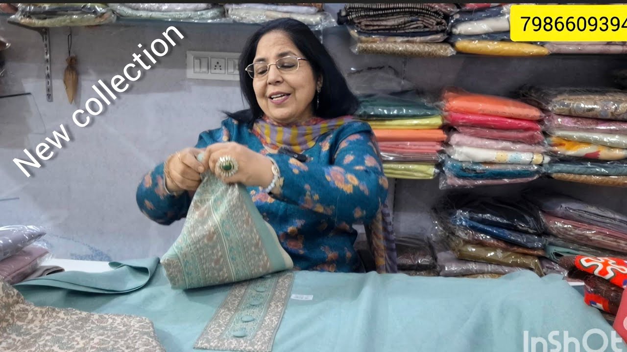 Exclusive New collection of  winter suits - exclusive colours of pashmina suits.