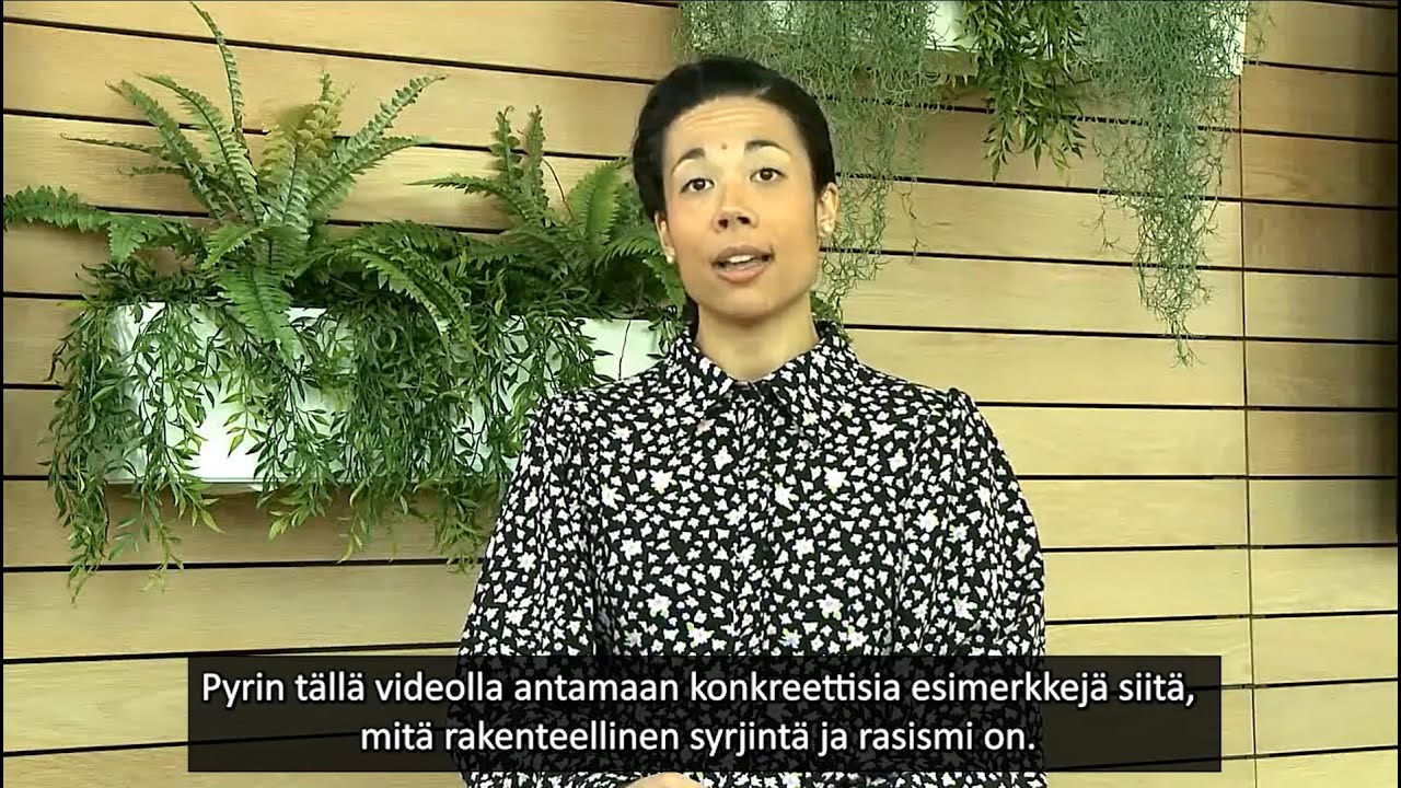 Syrjint&auml;tieto: Rakenteellinen syrjint&auml; yhteiskunnan perustoiminnoissa ja instituutioissa