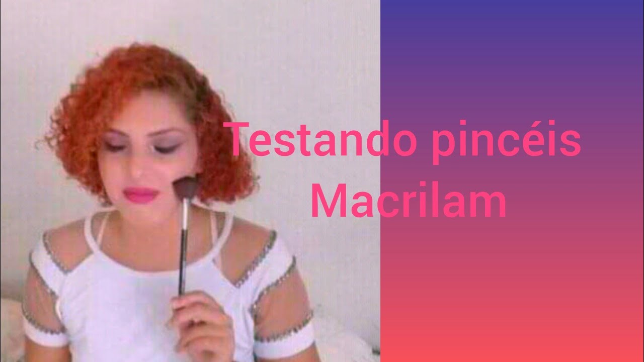 Testando pincel macrilam